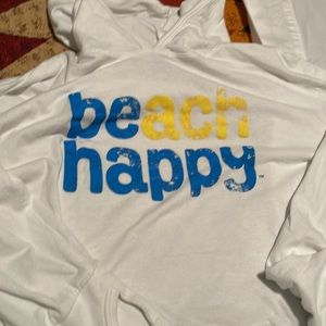 BEACH HAPPY HOODIE , now I added a gray matching t-shirt.  See pics.